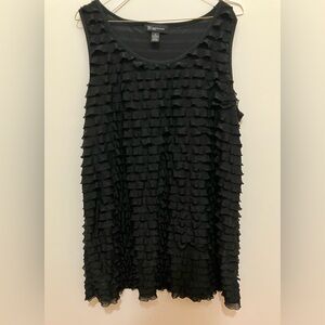 INC International Concepts Elegant Plus Black Top